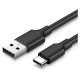 Ugreen US287 60114 USB-A / USB-C 3A cable 0.25m - black