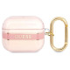 Guess GUA3HHTSP AirPods 3 cover pink/pink Strap Collection