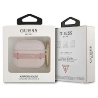 Guess GUA3HHTSP AirPods 3 cover pink/pink Strap Collection