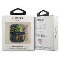 Guess GUA2HHFLB AirPods cover blue/blue Flower Strap Collection