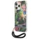 Guess GUHCP13LHFLSB iPhone 13 Pro / 13 6.1" blue/blue hardcase Flower Strap
