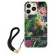 Guess GUHCP13LHFLSB iPhone 13 Pro / 13 6.1" blue/blue hardcase Flower Strap