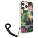 Guess GUHCP13LHFLSB iPhone 13 Pro / 13 6.1" blue/blue hardcase Flower Strap