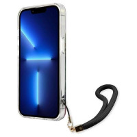 Guess GUHCP13LHFLSB iPhone 13 Pro / 13 6.1" blue/blue hardcase Flower Strap
