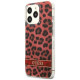 Guess GUHCP13LHSLEOR iPhone 13 Pro / 13 6.1" red/red hardcase Leopard