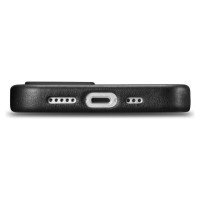 Icarer Case Leather cover for iPhone 14 black (WMI14220705-BK) (MagSafe compatible)