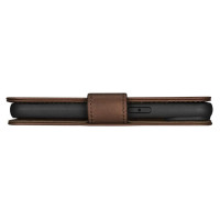 Icarer Oil Wax Wallet Case 2in1 Cover iPhone 14 Plus Anti-RFID Leather Flip Case Brown (WMI14220723-BN)