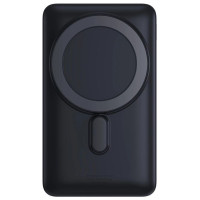 Baseus Magnetic Bracket Powerbank 10000mAh 20W with MagSafe - Dark Blue + USB-C Cable 60W 0.5m