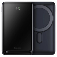 Baseus Magnetic Bracket Powerbank 10000mAh 20W with MagSafe - Dark Blue + USB-C Cable 60W 0.5m