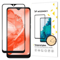 Wozinsky super durable Full Glue tempered glass full screen with Case Friendly TCL 205 black frame