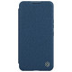 Nillkin Qin Cloth Pro Case Case for iPhone 14 Plus Camera Cover Holster Cover Flip Case Blue
