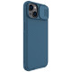 Nillkin CamShield Pro Case iPhone 14 Plus Armored Cover Camera Protector Blue