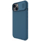 Nillkin CamShield Pro Case iPhone 14 Plus Armored Cover Camera Protector Blue