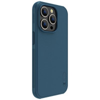 Nillkin Super Frosted Shield Pro case for iPhone 14 Pro back cover blue