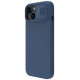 Nillkin CamShield Magnetic Silicone Case iPhone 14 Plus Magnetic MagSafe Cover with Camera Protector Blue