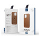 Dux Ducis Naples case iPhone 14 Pro Max magnetic leather MagSafe cover brown