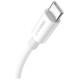 Baseus Superior Series SUPERVOOC USB-A to USB-C 65W 1m cable white