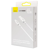 Baseus Superior Series SUPERVOOC USB-A to USB-C 65W 1m cable white