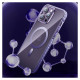 Kingxbar PQY Ice Crystal Series magnetic case for iPhone 14 Plus MagSafe silver