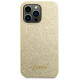 Guess GUHCP14LHGGSHD iPhone 14 Pro 6,1" złoty/gold hard case Glitter Script