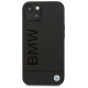 BMW Case BMW BMHCP14MSLLBK iPhone 14 Plus 6.7 "black / black Leather Stamp