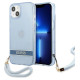 Guess GUHCP13MHTSGSB iPhone 13 6.1 "blue / blue hardcase Translucent Stap