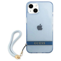 Guess GUHCP13MHTSGSB iPhone 13 6.1 "blue / blue hardcase Translucent Stap