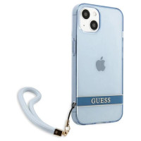 Guess GUHCP13MHTSGSB iPhone 13 6.1 "blue / blue hardcase Translucent Stap