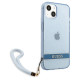 Guess GUHCP13MHTSGSB iPhone 13 6.1 "blue / blue hardcase Translucent Stap