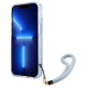 Guess GUHCP13MHTSGSB iPhone 13 6.1 "blue / blue hardcase Translucent Stap