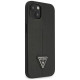 Guess GUHCP13SPSATLK iPhone 13 mini 5,4 "black / black hardcase SaffianoTriangle Logo