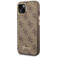 Guess GUHCP14MHG4SHW iPhone 14 Plus 6.7 "brown / brown hard case 4G Vintage Gold Logo