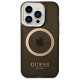 Guess GUHMP14LHTCMK iPhone 14 Pro 6.1" black/black hard case Gold Outline Translucent MagSafe