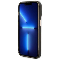 Guess GUHMP14LHTCMK iPhone 14 Pro 6.1" black/black hard case Gold Outline Translucent MagSafe