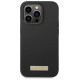 Guess GUHMP14LSBPLK iPhone 14 Pro 6.1" black/black hard case Silicone Logo Plate MagSafe