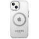 Guess GUHMP14MHTRMS iPhone 14 Plus 6.7" silver/silver hard case Metal Outline Magsafe