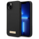 Guess GUHMP14MSBPLK iPhone 14 Plus 6.7" black/black hard case Silicone Logo Plate MagSafe