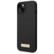 Guess GUHMP14MSBPLK iPhone 14 Plus 6.7" black/black hard case Silicone Logo Plate MagSafe