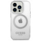 Guess GUHMP14XHTRMS iPhone 14 Pro Max 6.7" silver/silver hard case Metal Outline Magsafe