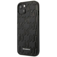 Karl Lagerfeld KLHCP13SMNMP1K iPhone 13 mini 5,4 "hardcase black / black Monogram Plaque