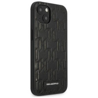Karl Lagerfeld KLHCP13SMNMP1K iPhone 13 mini 5,4 "hardcase black / black Monogram Plaque