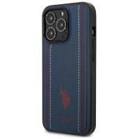 U.s. Polo Assn. US Polo USHCP14LPFAV iPhone 14 Pro 6.1" navy/navy blue Leather Stitch