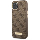 Guess GUHMP14MU4GPRW iPhone 14 Plus 6.7 "brown / brown hard case 4G Logo Plate MagSafe
