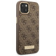 Guess GUHMP14MU4GPRW iPhone 14 Plus 6.7 "brown / brown hard case 4G Logo Plate MagSafe