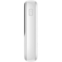 Baseus Qpow Digital Display Power Bank with Fast Charging 10000mAh 20W QC/PD/SCP/FCP with Built-in Lightning Cable White