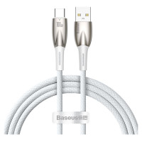 Baseus Glimmer Series fast charging cable USB-A - USB-C 100W 480Mbps 1m white