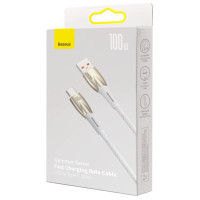 Baseus Glimmer Series fast charging cable USB-A - USB-C 100W 480Mbps 1m white