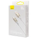 Baseus Glimmer Series fast charging cable USB-A - USB-C 100W 480Mbps 1m white