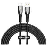 Baseus Glimmer Series Fast Charging Cable USB-A - USB-C 100W 480Mbps 2m black