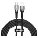 Baseus Glimmer Series Fast Charging Cable USB-A - USB-C 100W 480Mbps 2m black